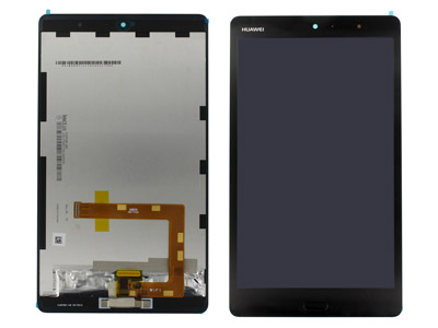 Huawei Media Pad M3 Lite 8 LTE - Lcd + Touchscreen + Home Key Black