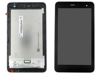 Huawei Media Pad  T1 7.0 - Lcd + Touchscreen + Frame Black