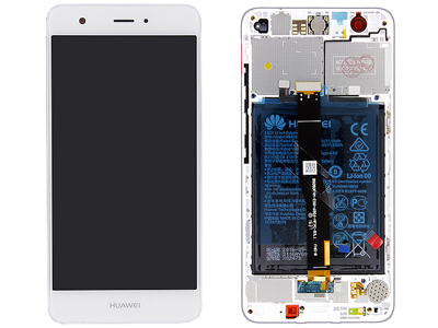 Huawei Nova Dual-Sim - Lcd+Touch+Frame+Batteria+Vibraz.+Alt. Bianco ** Contattarci per info Software **