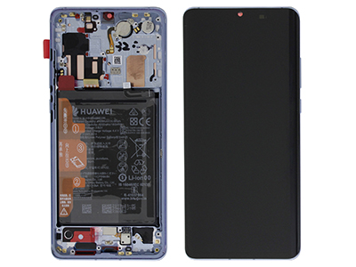 Huawei P30 Pro - Lcd + Touch + Frame + Battery + Side Keys + Speaker  Breathing Crystal