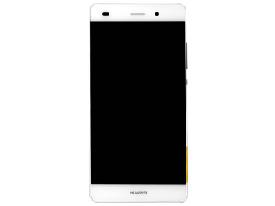 Huawei P8 Lite - Lcd + Touchscreen + Frame + Battery + Vibration + Speaker + Side Keys White