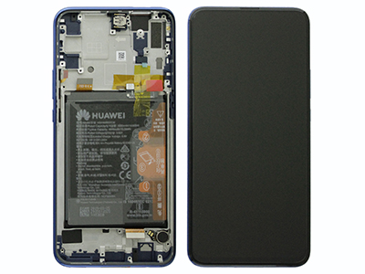 Huawei P Smart Z - Lcd + Touchscreen + Frame + Battery + Vibration + Speaker + Side Keys  Blue