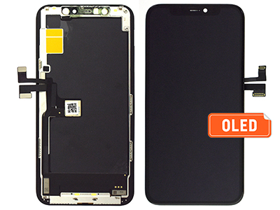 Apple iPhone 11 Pro - Lcd+Touchscreen Nero - Qualità  Eccelsa AAA+ OLED **Stessa Tecnologia dell' Originale**