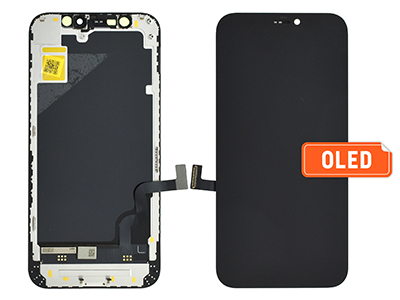 Apple iPhone 12 mini - Lcd+Touchscreen Nero - Qualità  Ottima AA+ OLED