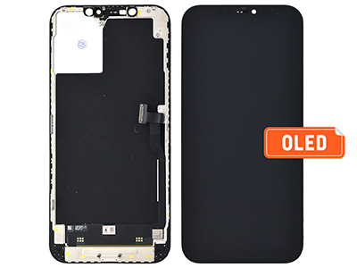 Apple iPhone 12 Pro Max - Lcd+Touchscreen Nero - Qualità  Eccelsa AAA+ OLED **Stessa Tecnologia dell' Originale**
