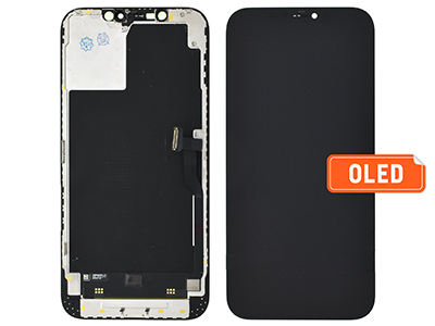 Apple iPhone 12 Pro Max - Lcd+Touchscreen Nero - Qualità Premium AAA+ OLED **Stessa Tecnologia dell' Originale**