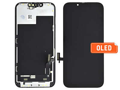 Apple iPhone 13 - Lcd+Touchscreen Nero - Qualità Premium AAA+ OLED **Stessa Tecnologia dell' Originale**