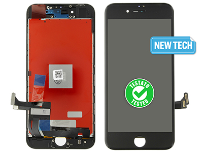 Apple iPhone 8 - Lcd+Touch  Nero  *Qualità  Ottima - Matrice Compatibile* Grade-AA (NEW TECHNOLOGY)