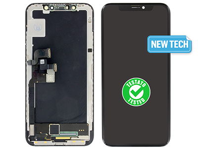 Apple iPhone X - Lcd+Touch  Nero  *Qualità Ottima - Matrice Compatibile* Grade-AAA+ (NEW TECHNOLOGY)