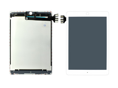 Apple iPad Pro 9.7'' Model n: A1673-A1674-A1675 - Lcd + Touch Screen Buona Qualità  White