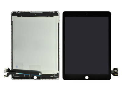 Apple iPad Pro 9.7'' Model n: A1673-A1674-A1675 - Lcd + Touch Screen Buona Qualità  Black