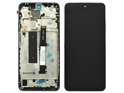 Xiaomi Mi 10T Lite - Lcd + Touch Screen + Frame + Side Keys Pearl Gray