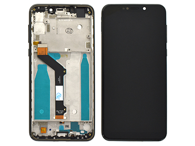 Motorola Motorola One - Lcd + Touchscreen + Frame + Side Keys Black