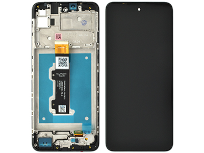 Motorola Moto E40 - Lcd + Touch Screen + Frame Black