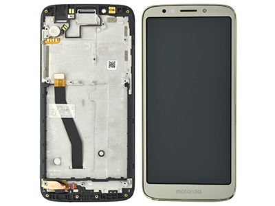 Motorola Moto E5 Play - Lcd + Touch Screen + Frame Gold