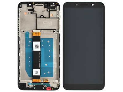 Motorola Moto E6 Play - Lcd + Touch Screen + Frame Black