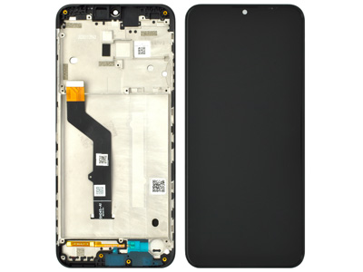 Motorola Moto E7 Plus - Lcd + Touch Screen + Frame Black