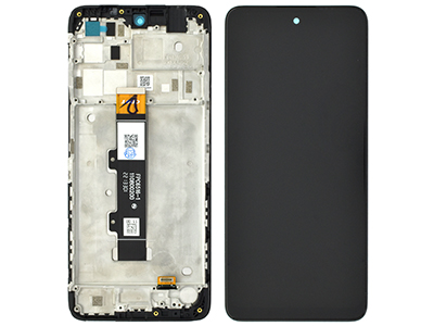 Motorola Moto G22 - Lcd + Touchscreen + Frame Black