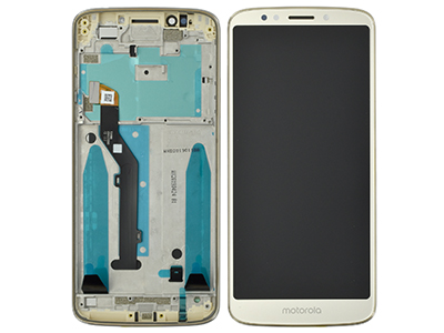 Motorola Moto G6 Play - Lcd + Touch Screen + Frame Gold
