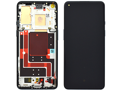 OnePlus OnePlus 9 - Lcd + Touchscreen + Frame + Tasti Laterali Astral Black **verifica versione**