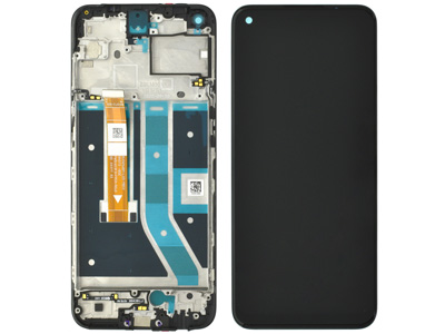 OnePlus OnePlus Nord N100 - Lcd + Touch screen + Frame + Side Keys Swich Black
