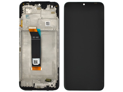 Xiaomi Poco M5 - Lcd + Touch Screen + Frame + Side Keys Swich Black