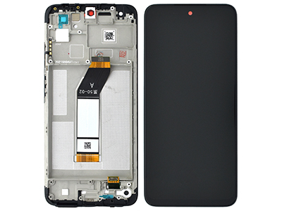 Xiaomi Redmi 10 4G - Lcd + Touchscreen + Frame + Switch Tasti Laterali Black
