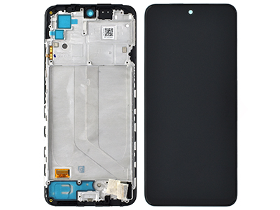 Xiaomi Redmi Note 10S - Lcd + Touchscreen + Frame + Switch Tasti Laterali Black