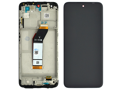 Xiaomi Redmi Note 11 - Lcd +Touch Screen + Frame + Switch Tasti Laterali Black Vers. 4G 2112119SC
