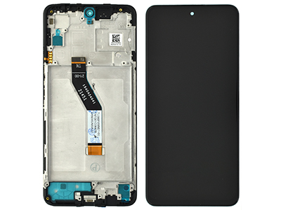Xiaomi Redmi Note 11 - Lcd +Touch Screen + Frame + Switch Tasti Laterali Black Vers. 5G