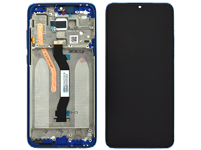 Xiaomi Redmi Note 8 Pro - Lcd + Touch Screen + Frame + Side Keys Dark Blue