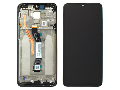 Xiaomi Redmi Note 8 Pro - Lcd + Touch Screen + Frame + Side Keys Black