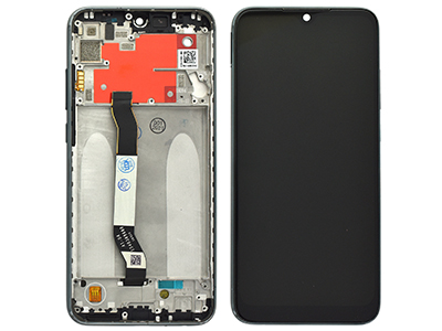 Xiaomi Redmi Note 8T - Lcd + Touch Screen + Frame + Side Keys Black