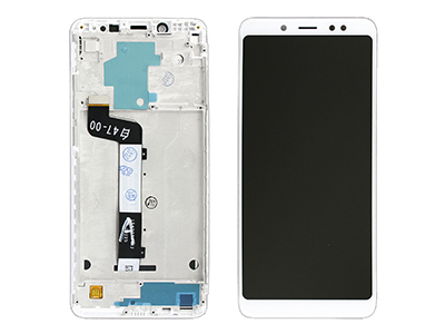Xiaomi Redmi Note 5 - Lcd + Touch Screen + Frame White