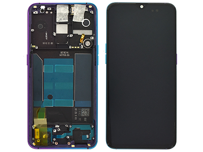 Oppo RX17 Pro - Lcd + Touch Screen + Frame + Side Keys + Speaker + Vibration Radiant Mist