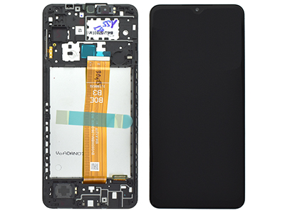 Samsung SM-A127 Galaxy A12 - Lcd + Touchscreen + Frame + Ringtone Module + Speaker Black