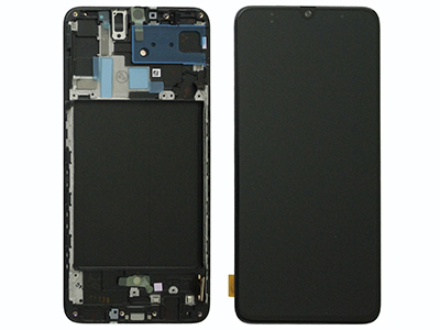 Samsung SM-A705 Galaxy A70 - Lcd + Touchscreen + Frame Black