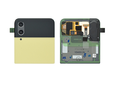 Samsung SM-F721 Galaxy Z Flip4 - External Lcd + Cover + Camera Lens Yellow