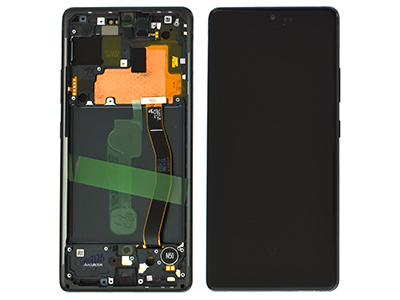 Samsung SM-G770 Galaxy S10 Lite - Lcd + Touchscreen + Speaker + Side Keys + Vibration Black