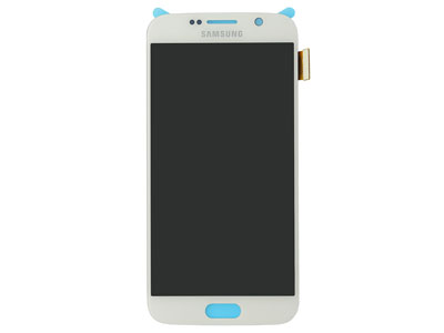 Samsung SM-G920 Galaxy S6 - Lcd + Touchscreen Complete White