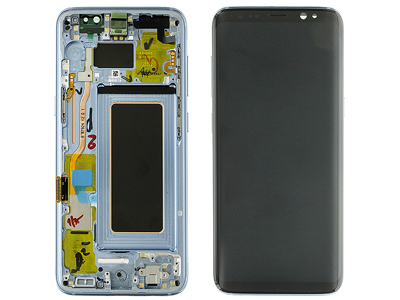 Samsung SM-G950 Galaxy S8 - Lcd + Touchscreen + Altoparlante + Tasti Laterali Blu