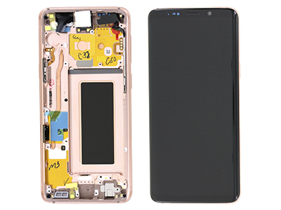Samsung SM-G960 Galaxy S9 - Lcd + Touchscreen + Altoparlante + Tasti Laterali Oro