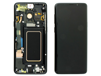 Samsung SM-G965 Galaxy S9 + - Lcd + Touchscreen + Speaker + Side Keys Black