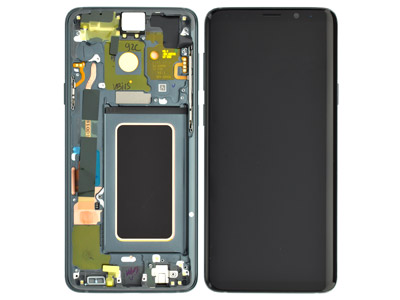 Samsung SM-G965 Galaxy S9 + - Lcd + Touchscreen + Altoparlante + Tasti Laterali + Altoparlante Titanium Gray