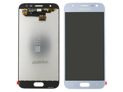Samsung SM-J330 Galaxy J3 2017 - Lcd + Touchscreen Blue Silver