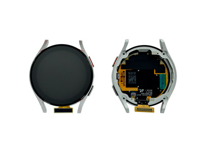Samsung SM-R900 Galaxy Watch5 Bluetooth 40mm - Lcd + Touch Screen + Tasti Funzione Completo Silver