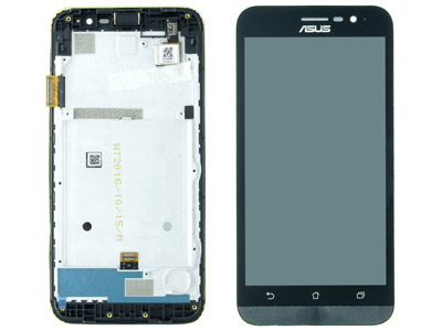 Asus ZenFone Go Vers. ZB500KG / X00BD - Lcd + Touch Screen + Frame + Speaker Black