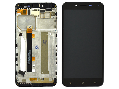 Asus ZenFone 3 Max Vers. ZC553KL / X00DD - Lcd + Touchscreen + Frame Black