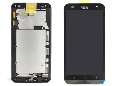 Asus ZenFone 2 Laser ZE550KL / Z00LD - Lcd + Touchscreen + Frame + Altoparlante Nero