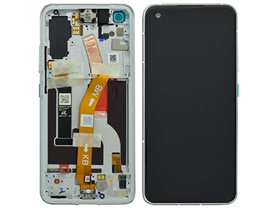Asus ZenFone 8 Vers. ZS590KS - Lcd + Touchscreen + Frame + Altoparlante Silver **Contattarci per info tecniche**